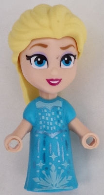 Preowned LEGO® Minifigure – Disney dp183 Elsa Micro Doll Medium Azure Dress