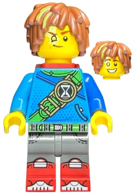 Preowned LEGO® Minifigure – DREAMZzz drm016 Mateo Red Backpack