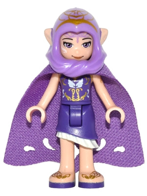 Preowned LEGO® Minifigure – Elves elf019 Aira Windwhistler Long Cape and Hood