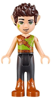 Preowned LEGO® Minifigure – Elves elf053 Farran Leafshade Dark Orange Boots