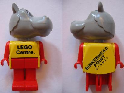 Preowned LEGO® Minifigure – Fabuland fab001BHP Hippo LEGO® Centre/Birkenhead Point Sydney P