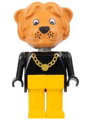 Preowned LEGO® Minifigure – Fabuland fab7f Lion Lionel Lion (Mayor) w/Necklace