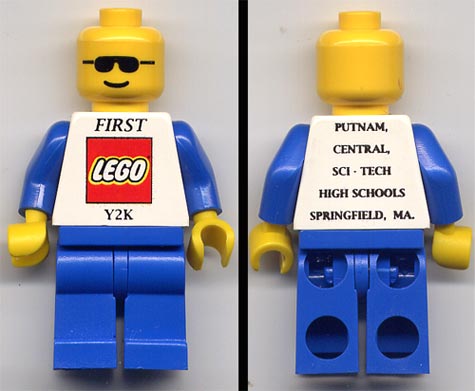 Preowned LEGO® Minifigure – FIRST LEGO® League fst002 FLL Y2K Pattern