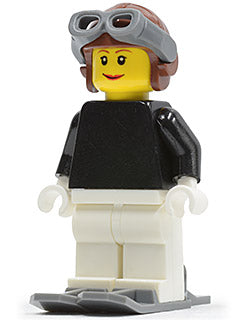 Preowned LEGO® Minifigure – FIRST LEGO® League fst014 FLL Climate Connections Skier Female