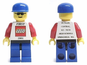 Preowned LEGO® Minifigure – FIRST LEGO® League fst034 FLL 2001 Pattern