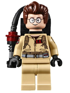 Preowned LEGO® Minifigure – Ghostbusters gb012 Dr. Egon Spengler Printed Arms Proton Pack