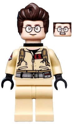 Preowned LEGO® Minifigure – Ghostbusters gb012a Dr. Egon Spengler Printed Arms Neck Bracket
