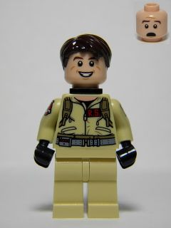 Preowned LEGO® Minifigure – Ghostbusters gb013a Dr. Raymond (Ray) Stantz Printed Arms Neck