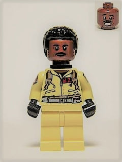 Preowned LEGO® Minifigure – Ghostbusters gb014b Winston Zeddemore Printed Arms Neck Bracket