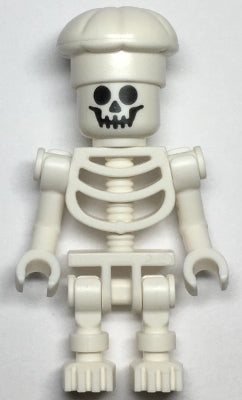 Preowned LEGO® Minifigure – Friends gen134 Skeleton Standard Skull Bent Arms Vertical Grip