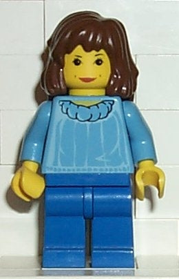 Preowned LEGO® Minifigure – Harry Potter hp001 Hermione Granger Medium Blue Torso Blue Legs