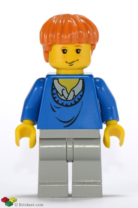 Preowned LEGO® Minifigure – Harry Potter hp006 Ron Weasley Blue Sweater
