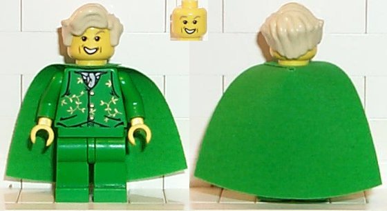Preowned LEGO® Minifigure – Harry Potter hp028 Professor Gilderoy Lockhart Green Torso and