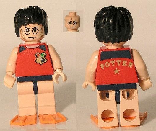 Preowned LEGO® Minifigure – Harry Potter hp066 Harry Potter Tournament Sleeveless Shirt and