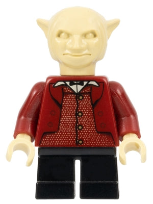 Preowned LEGO® Minifigure – Harry Potter hp079 Goblin Dark Red Jacket Black Legs