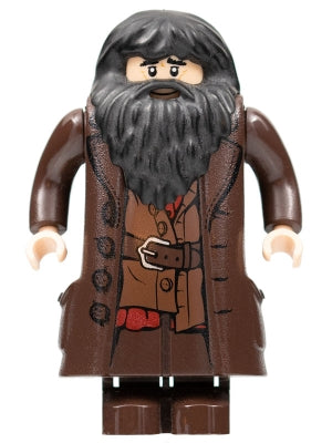 Preowned LEGO® Minifigure – Harry Potter hp111 Rubeus Hagrid Dark Brown Topcoat w/Buttons (