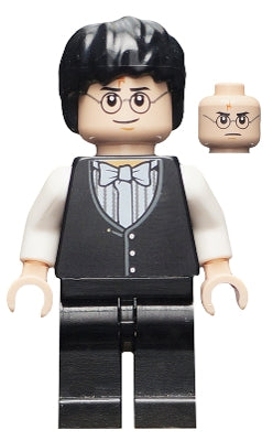 Preowned LEGO® Minifigure – Harry Potter hp125 Harry Potter Yule Ball Vest and Bow Tie