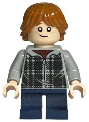 Preowned LEGO® Minifigure – Harry Potter hp154 Ron Weasley Plaid Hoodie