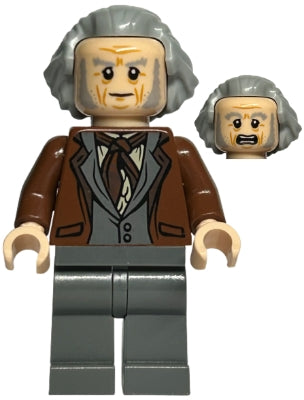Preowned LEGO® Minifigure – Harry Potter hp169 Garrick Ollivander Reddish Brown Jacket Hair