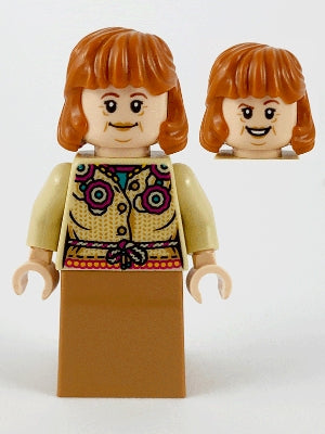 Preowned LEGO® Minifigure – Harry Potter hp212 Molly Weasley Medium Nougat Skirt