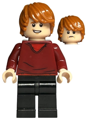 Preowned LEGO® Minifigure – Harry Potter hp214 Ron Weasley Dark Red Sweater Black Legs