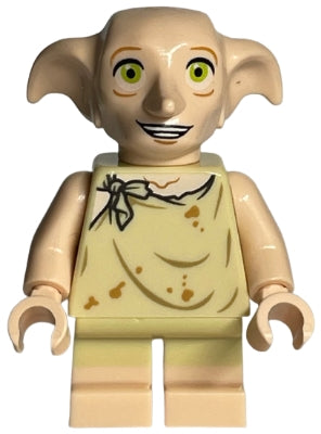 Preowned LEGO® Minifigure – Harry Potter hp224 Dobby (Elf) Light Nougat Open Mouth Smile