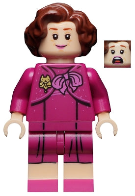 Preowned LEGO® Minifigure – Harry Potter hp235 Professor Dolores Umbridge Magenta Dress