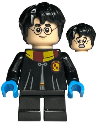 Preowned LEGO® Minifigure – Harry Potter hp237 Harry Potter Black Torso Gryffindor Robe Bla