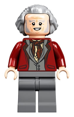 Preowned LEGO® Minifigure – Harry Potter hp246 Garrick Ollivander Dark Red Jacket Hair Swep