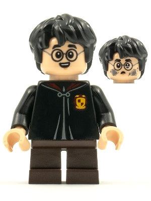 Preowned LEGO® Minifigure – Harry Potter hp247 Harry Potter Black Torso Gryffindor Robe Dar
