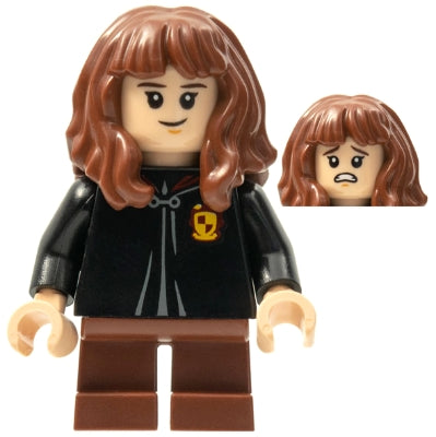 Preowned LEGO® Minifigure – Harry Potter hp253 Hermione Granger Black Torso Gryffindor Robe