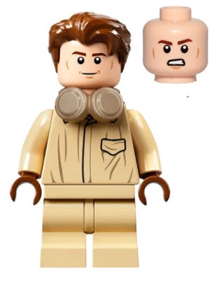 Preowned LEGO® Minifigure – Harry Potter hp269 Cedric Diggory Coveralls Headphones Tan Medi