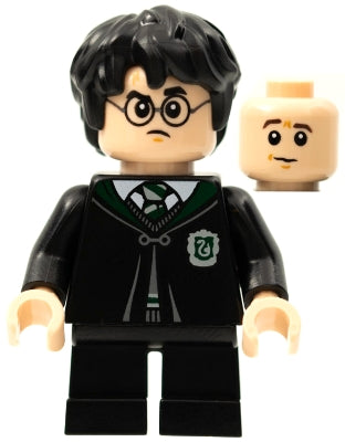 Preowned LEGO® Minifigure – Harry Potter hp285 Harry Potter Black Slytherin Robe and Short