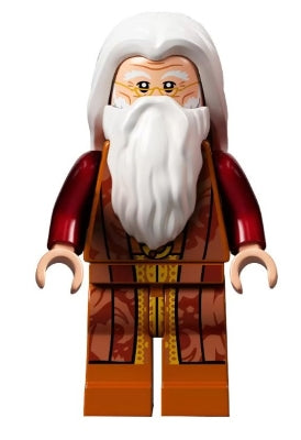 Preowned LEGO® Minifigure – Harry Potter hp313 Albus Dumbledore White Hair and Beard Dark O