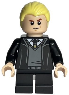 Preowned LEGO® Minifigure – Harry Potter hp321 Draco Malfoy Hogwarts Robe Black Tie