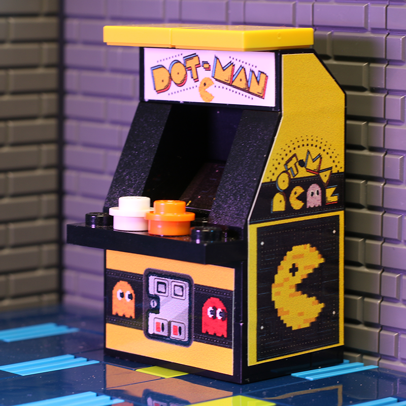 Brickshow Shop Dot-Man Custom Arcade Machine New Building Kit
