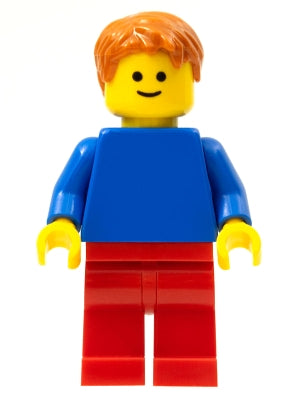 Preowned LEGO® Minifigure – Building Bigger Thinking pln186 Plain Blue Torso w/Blue Arms Re