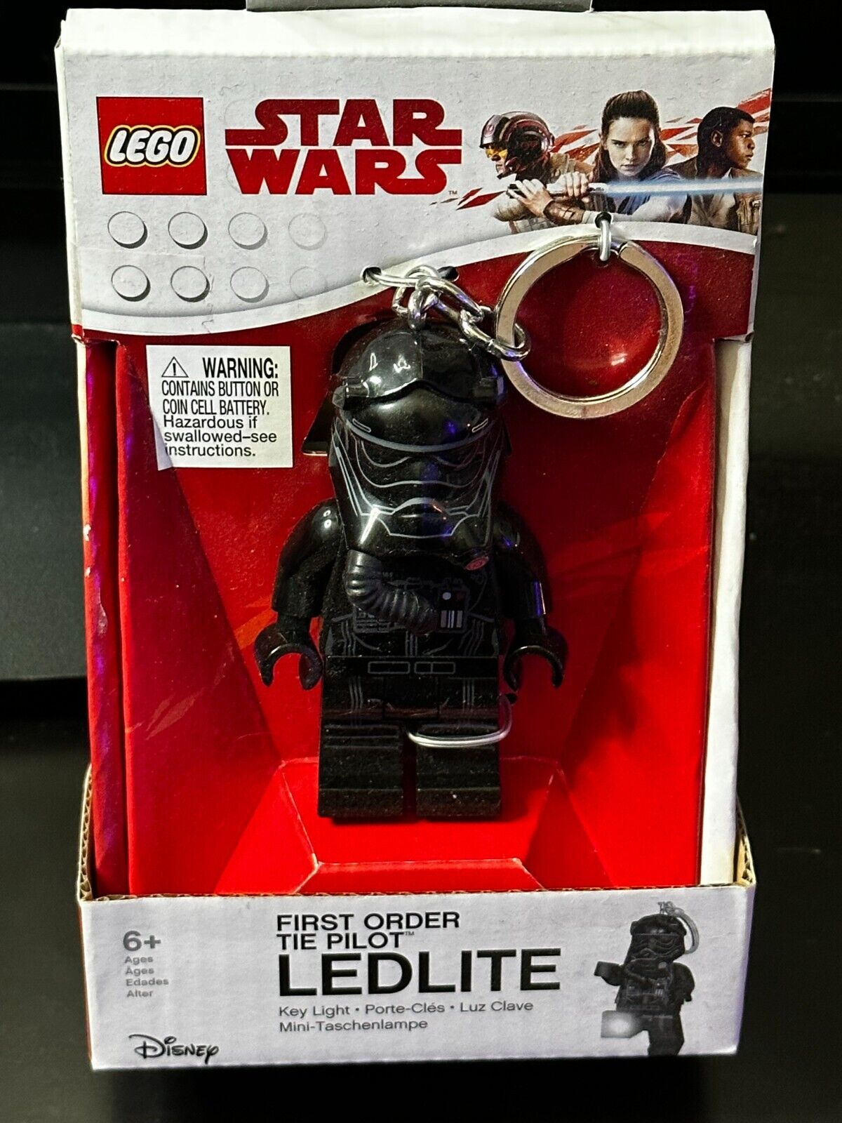 LEGO® Keychain – LED Key Light First Order Pilot (Boxed)