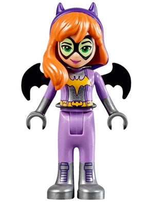 Preowned LEGO® Minifigure – DC Super Hero Girls shg012 Batgirl (Light Nougat) Mini Doll Med