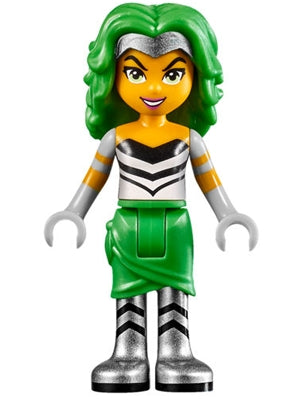 Preowned LEGO® Minifigure – DC Super Hero Girls shg013 Mad Harriet
