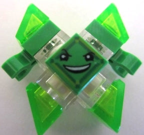 Preowned LEGO® Minifigure – DC Super Hero Girls shg025 Kryptomite Green Medium Crystals Han