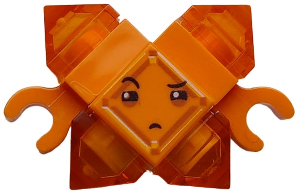 Preowned LEGO® Minifigure – DC Super Hero Girls shg027 Kryptomite Orange Small Crystals (Py