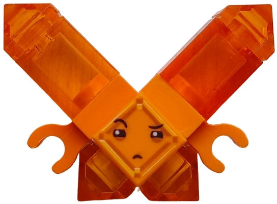 Preowned LEGO® Minifigure – DC Super Hero Girls shg028 Kryptomite Orange Medium Crystals Ha