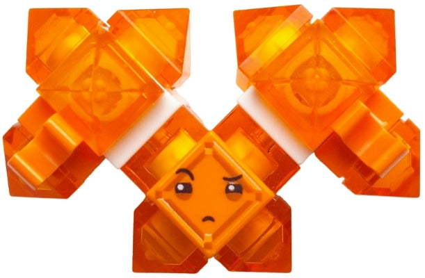 Preowned LEGO® Minifigure – DC Super Hero Girls shg029 Kryptomite Orange Large Crystals Han