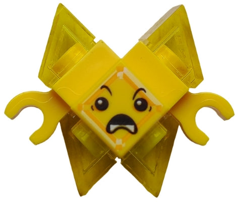 Preowned LEGO® Minifigure – DC Super Hero Girls shg030 Kryptomite Yellow Small Crystals Han