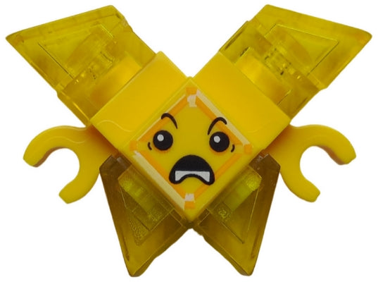 Preowned LEGO® Minifigure – DC Super Hero Girls shg031 Kryptomite Yellow Medium Crystals Ha