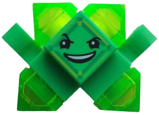 Preowned LEGO® Minifigure – DC Super Hero Girls shg035 Kryptomite Green Small Crystals (Pyr