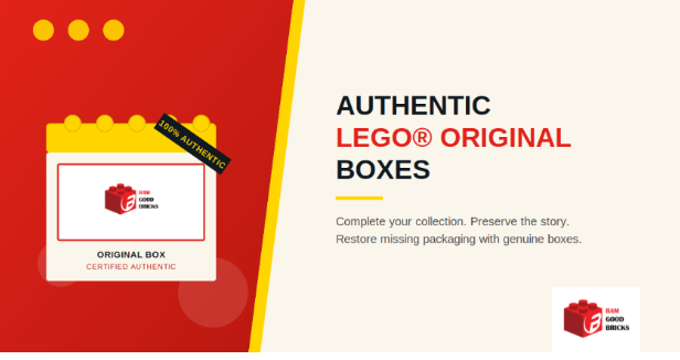 Complete Your LEGO® Collection with Authentic LEGO® Set Original Boxes