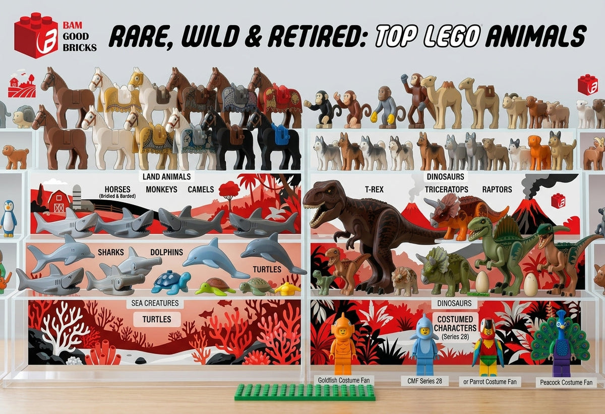 Rare, Wild & Rare Minifigures: Top LEGO® Animals to Add to Your Collection