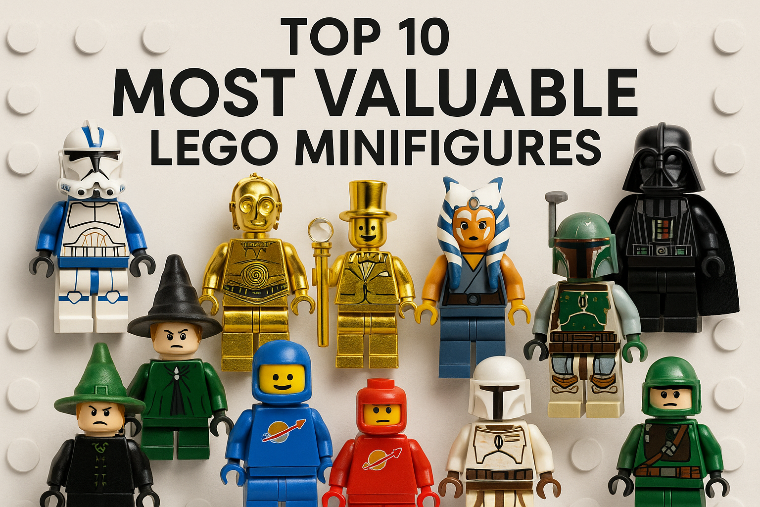 Top 10 Most Valuable LEGO Minifigures in 2025